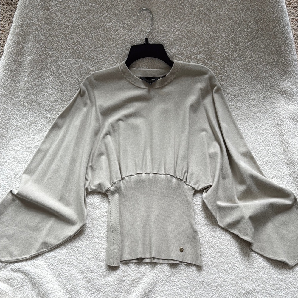 Elegant Cream Women's Top